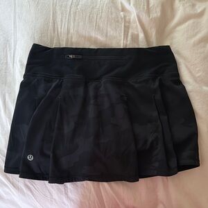 Lululemon Black Camo Skirt